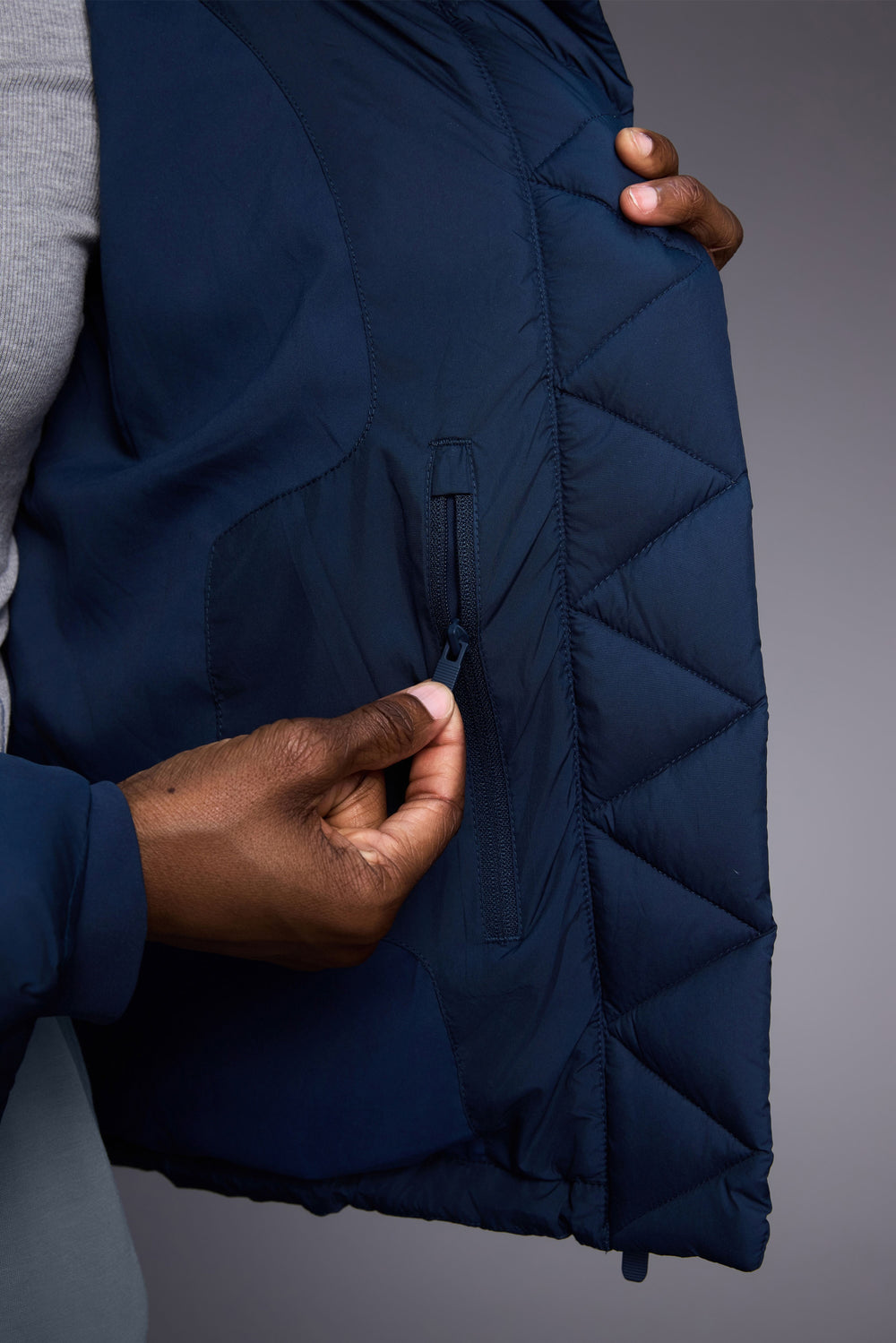 Waterproof, Windproof & Sun Protection Motion Puffer Jacket With Removable Hood - For Cold Climate
