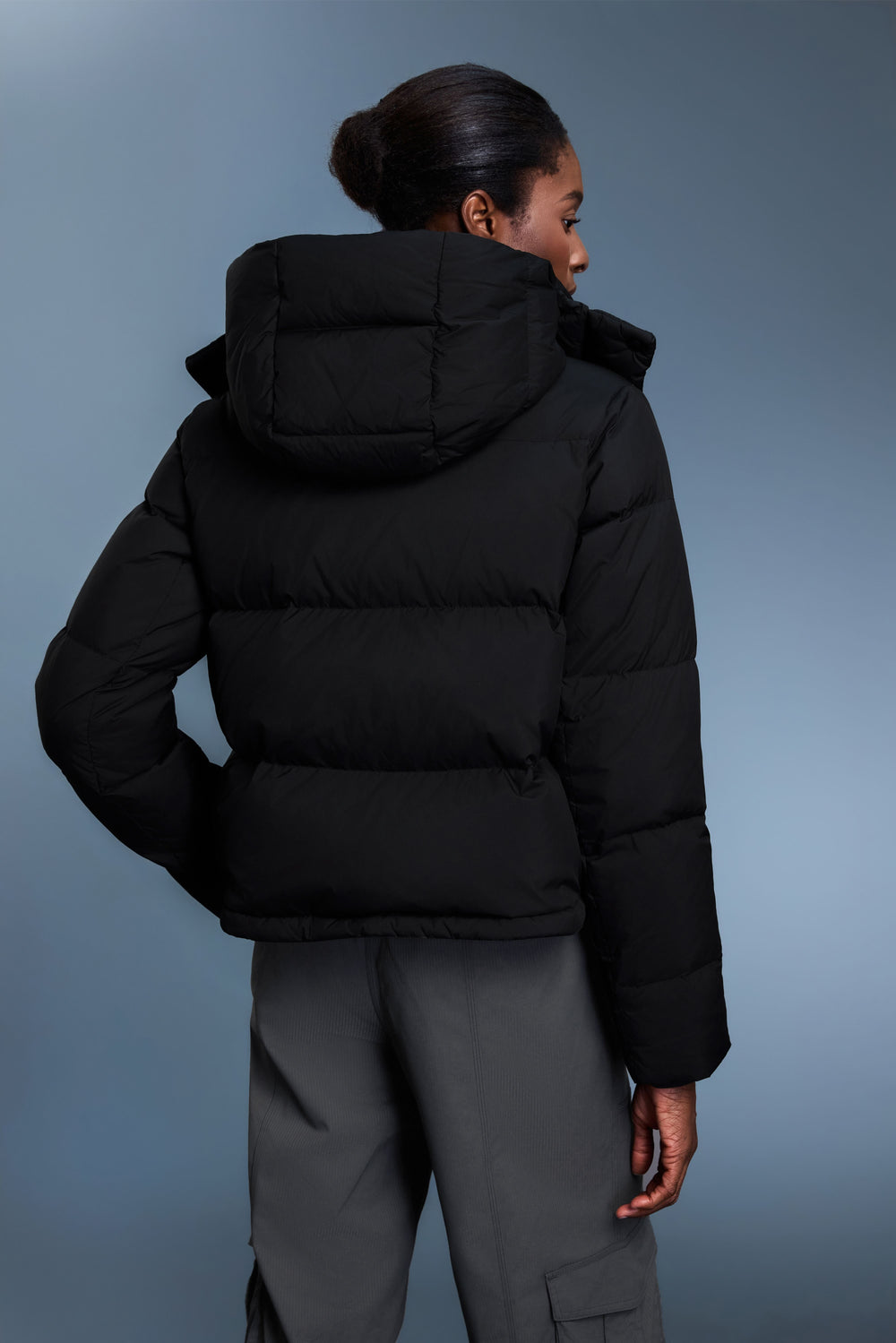 Waterproof, Windproof & Sun Protection Motion Puffer Jacket With Removable Hood - For Cold Climate