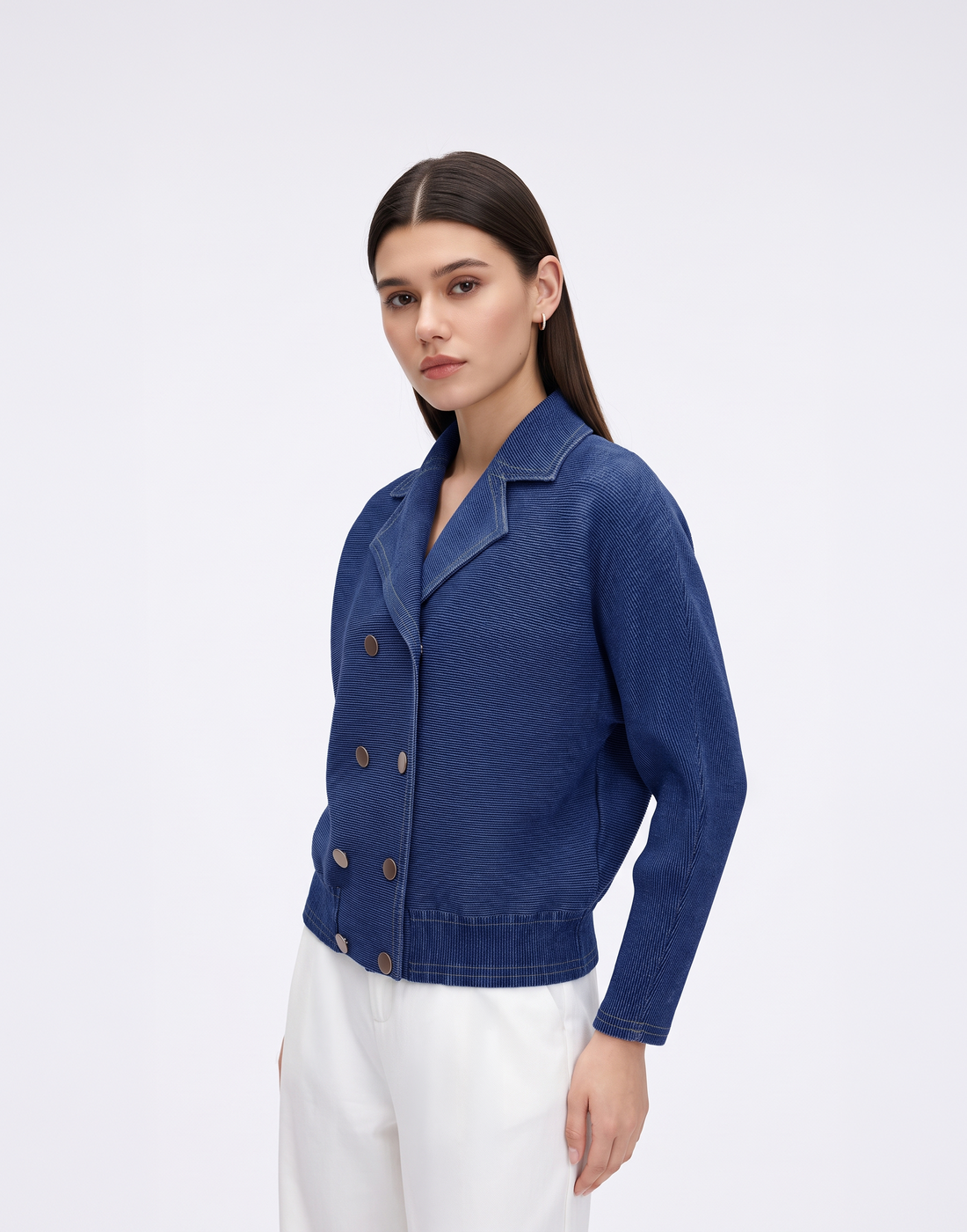 Wrinkle-Free, Cooling & Breathable Soho "Denim" Free Size Jacket