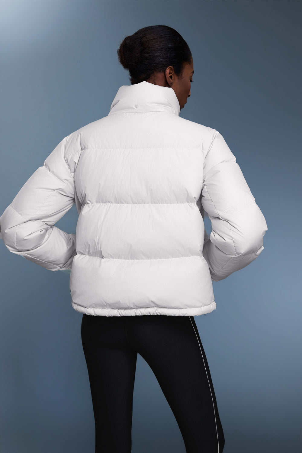 Waterproof, Windproof & Sun Protection Motion Puffer Jacket With Removable Hood - For Cold Climate