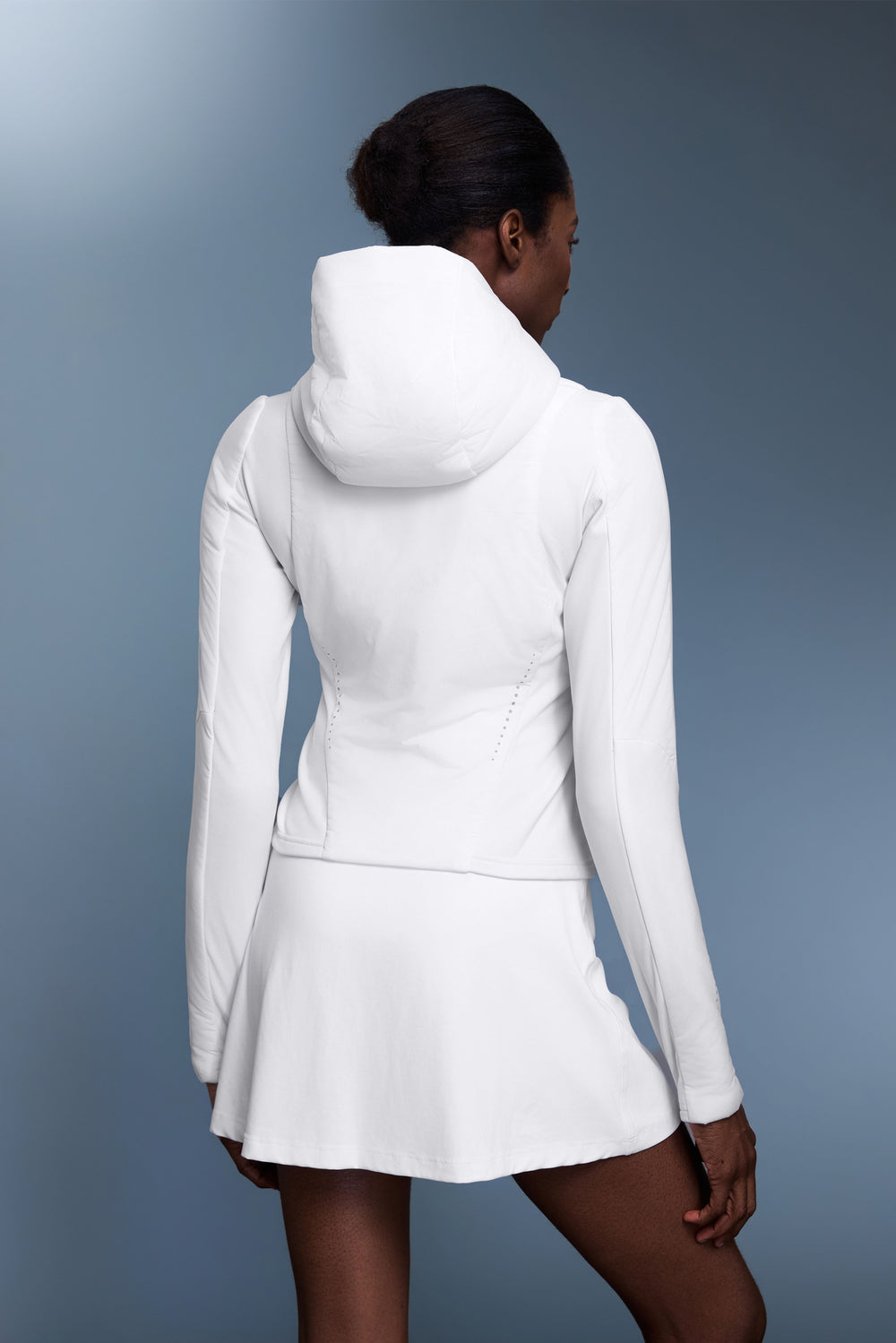 Windproof, Sun Protection & Windproof Alpha Puffer Sports Jacket With Hood - For Cold Climate