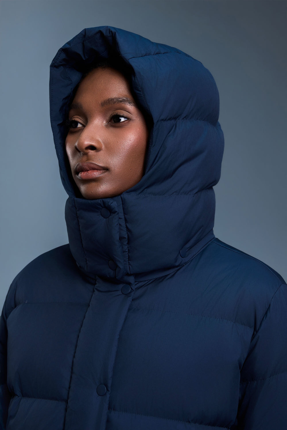 Waterproof, Windproof & Sun Protection Motion Puffer Jacket With Removable Hood - For Cold Climate