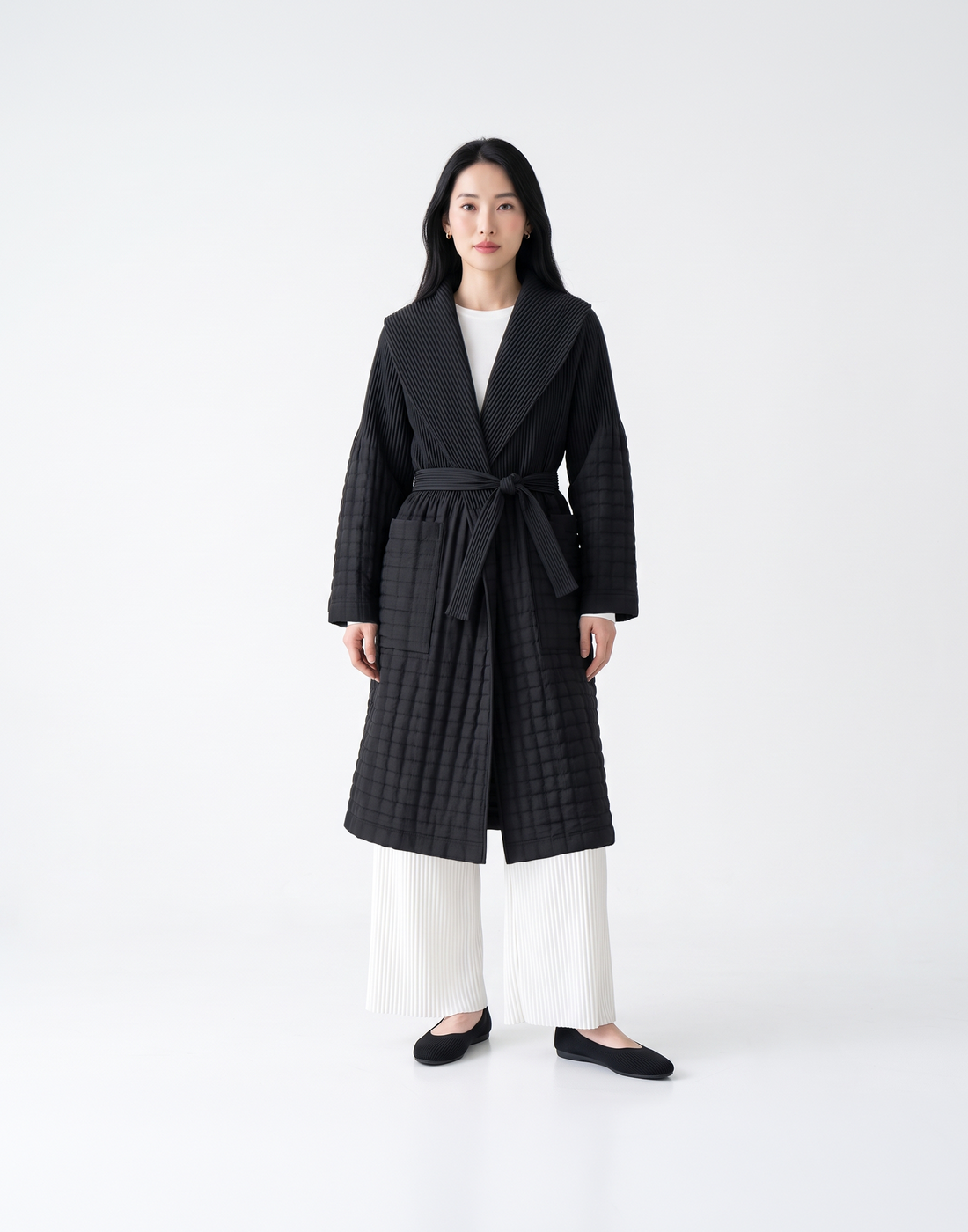Buttery Soft, Cosy & Free Size Atelier Trench Coat With Deep Pockets