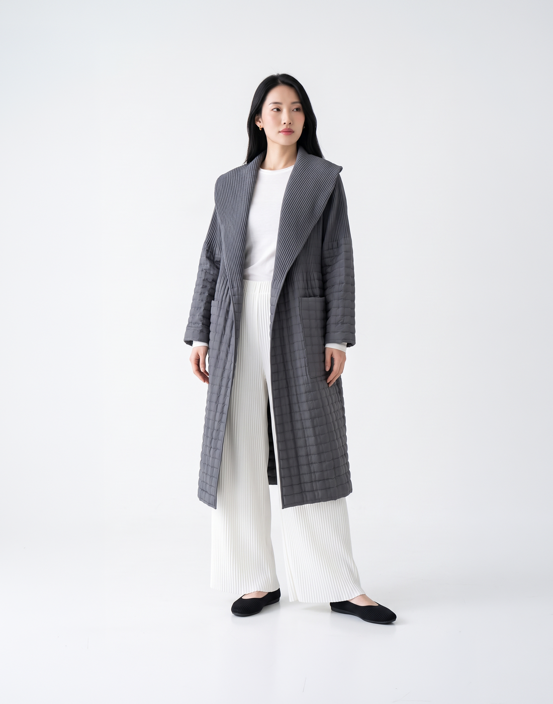 Buttery Soft, Cosy & Free Size Atelier Trench Coat With Deep Pockets