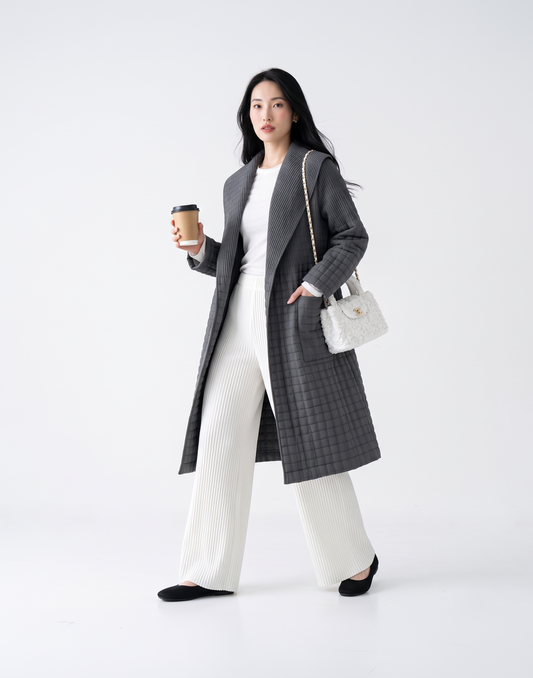 Buttery Soft, Cosy & Free Size Atelier Trench Coat With Deep Pockets