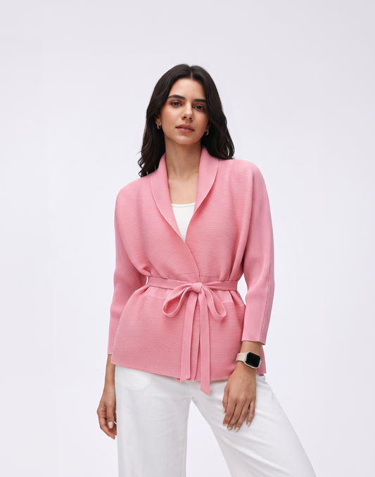 Wrinkle-Free, Cooling & Breathable Opal Pleated Jacket With Adjustable Waistband