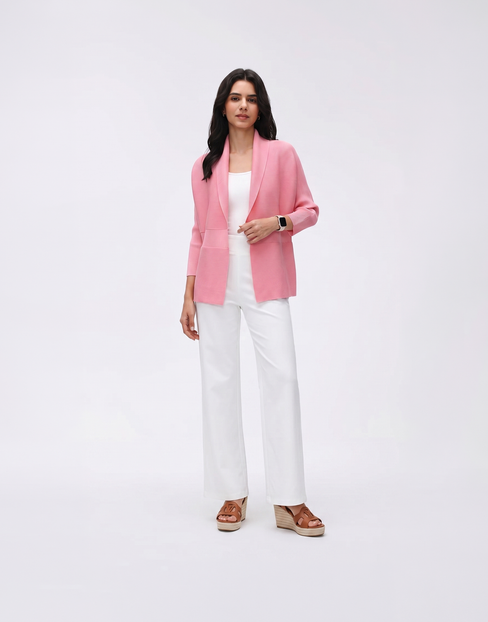Wrinkle-Free, Cooling & Breathable Opal Pleated Jacket With Adjustable Waistband