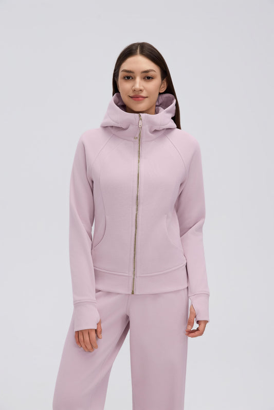 Buttery Soft, Warm & Cosy Arctic Jacket With Neck Warmer & Pockets - For Cold Climates