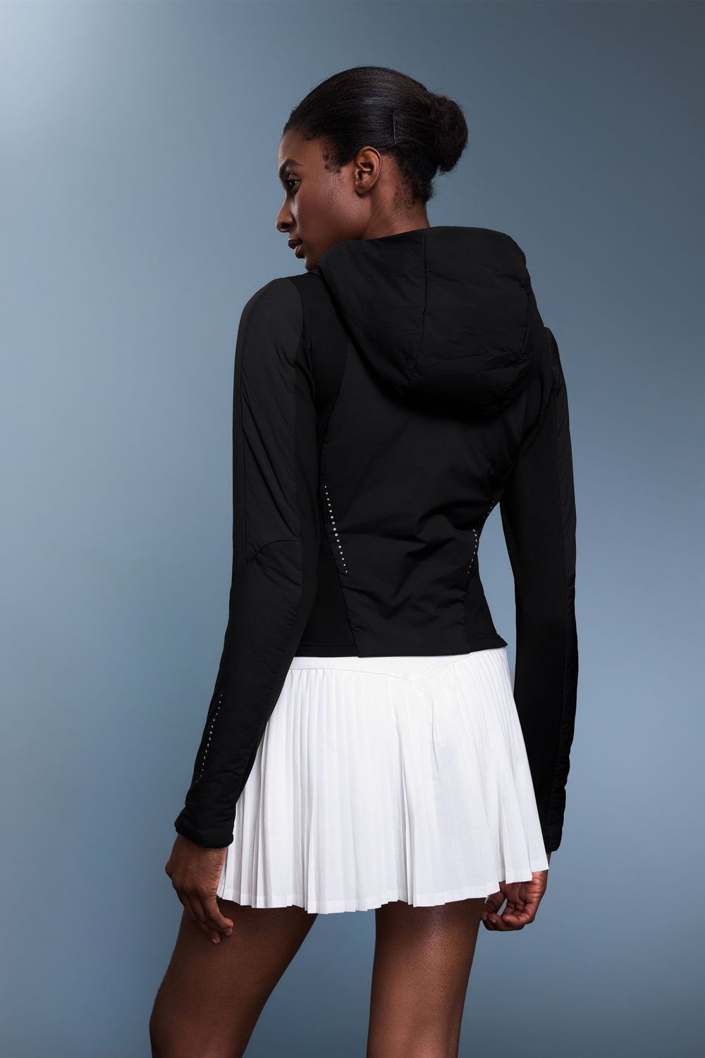 Windproof, Sun Protection & Windproof Alpha Puffer Sports Jacket With Hood - For Cold Climate