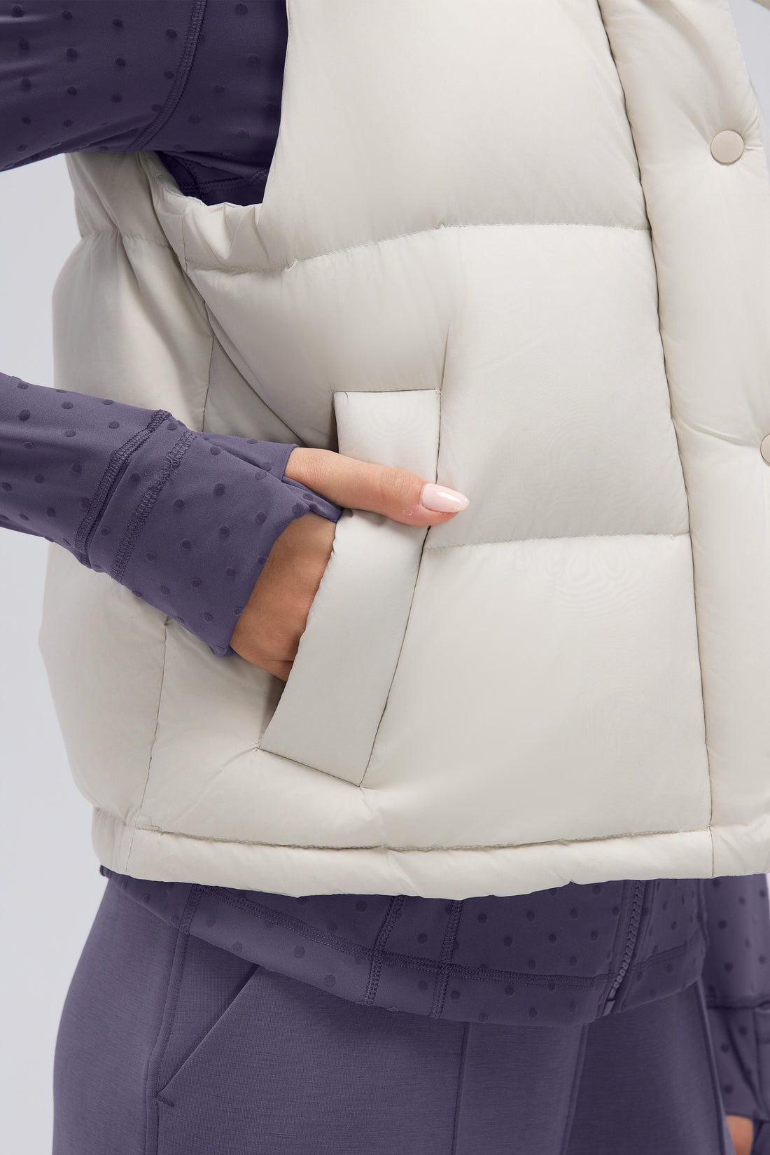 Waterproof, Windproof & Theft-Proof Cloudpuff Vest With Removable Hood