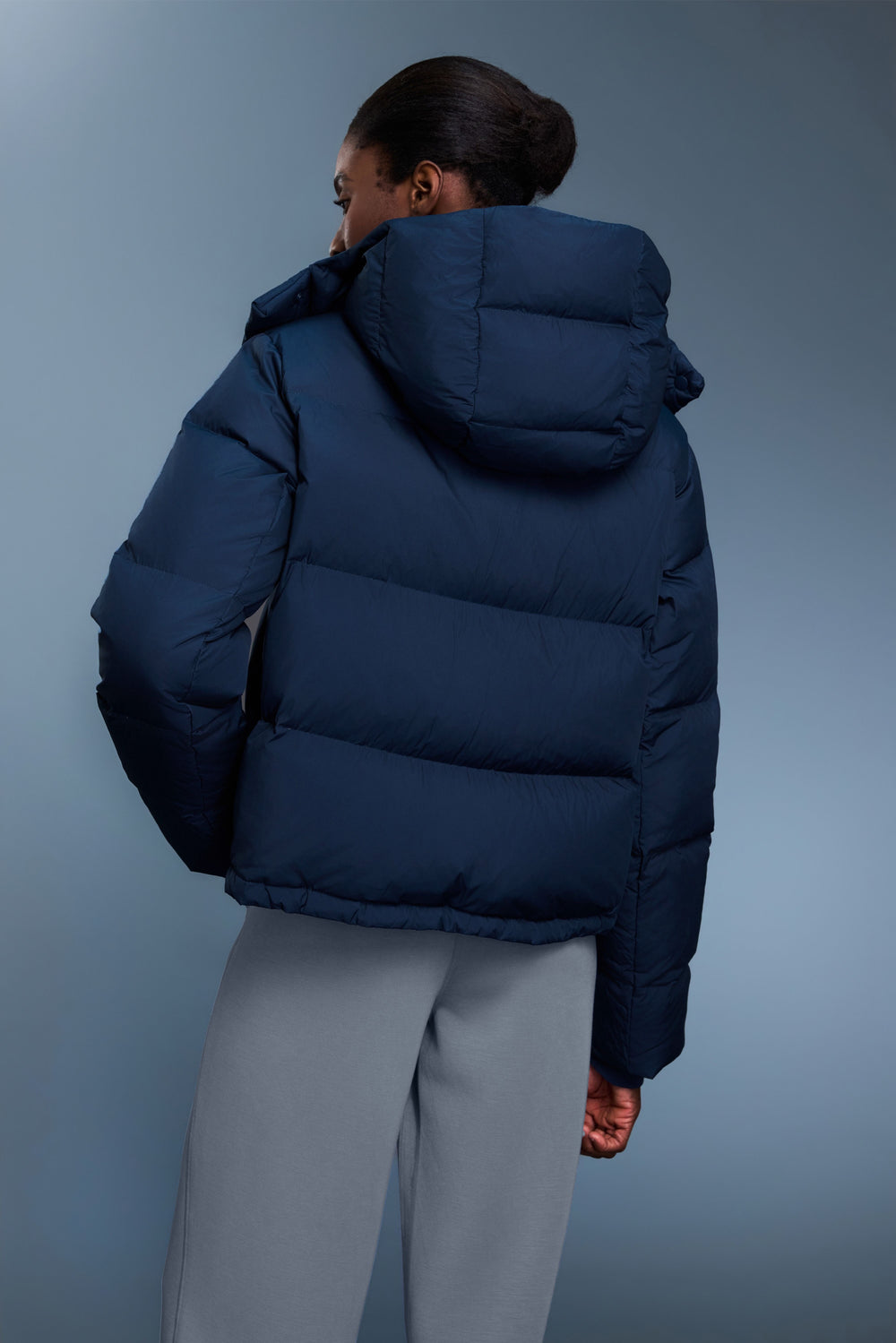 Waterproof, Windproof & Sun Protection Motion Puffer Jacket With Removable Hood - For Cold Climate