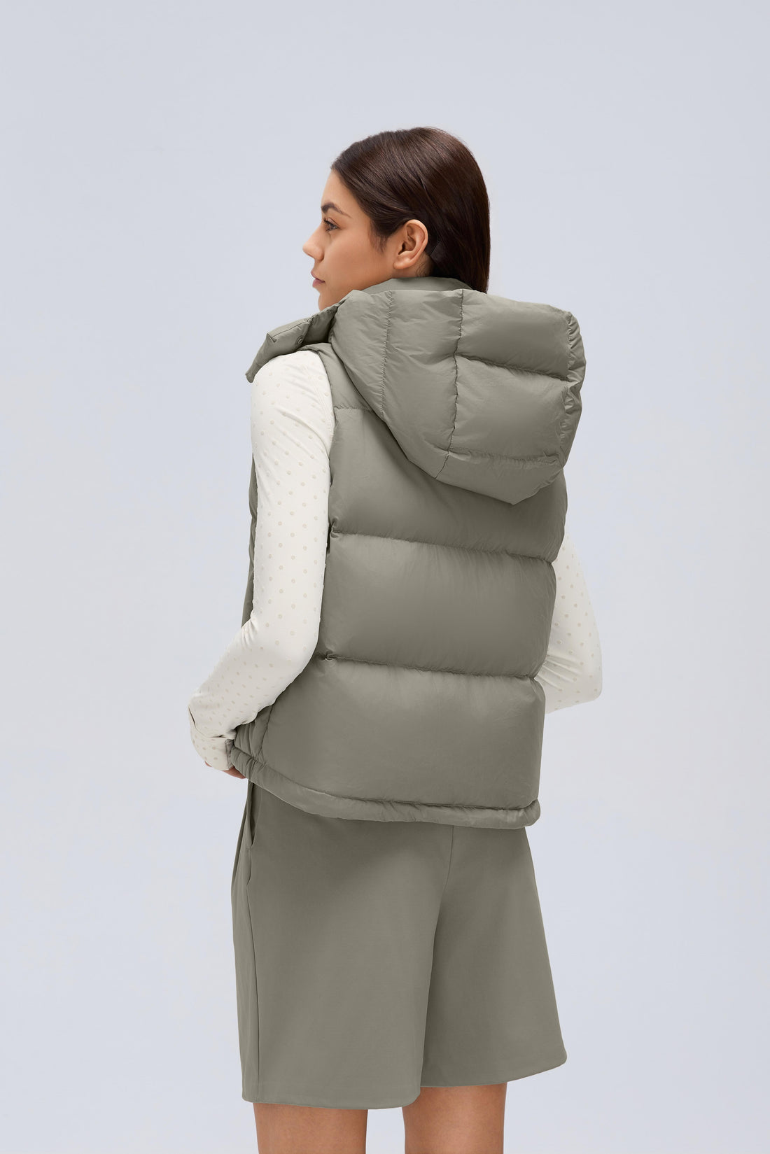 Waterproof, Windproof & Theft-Proof Cloudpuff Vest With Removable Hood