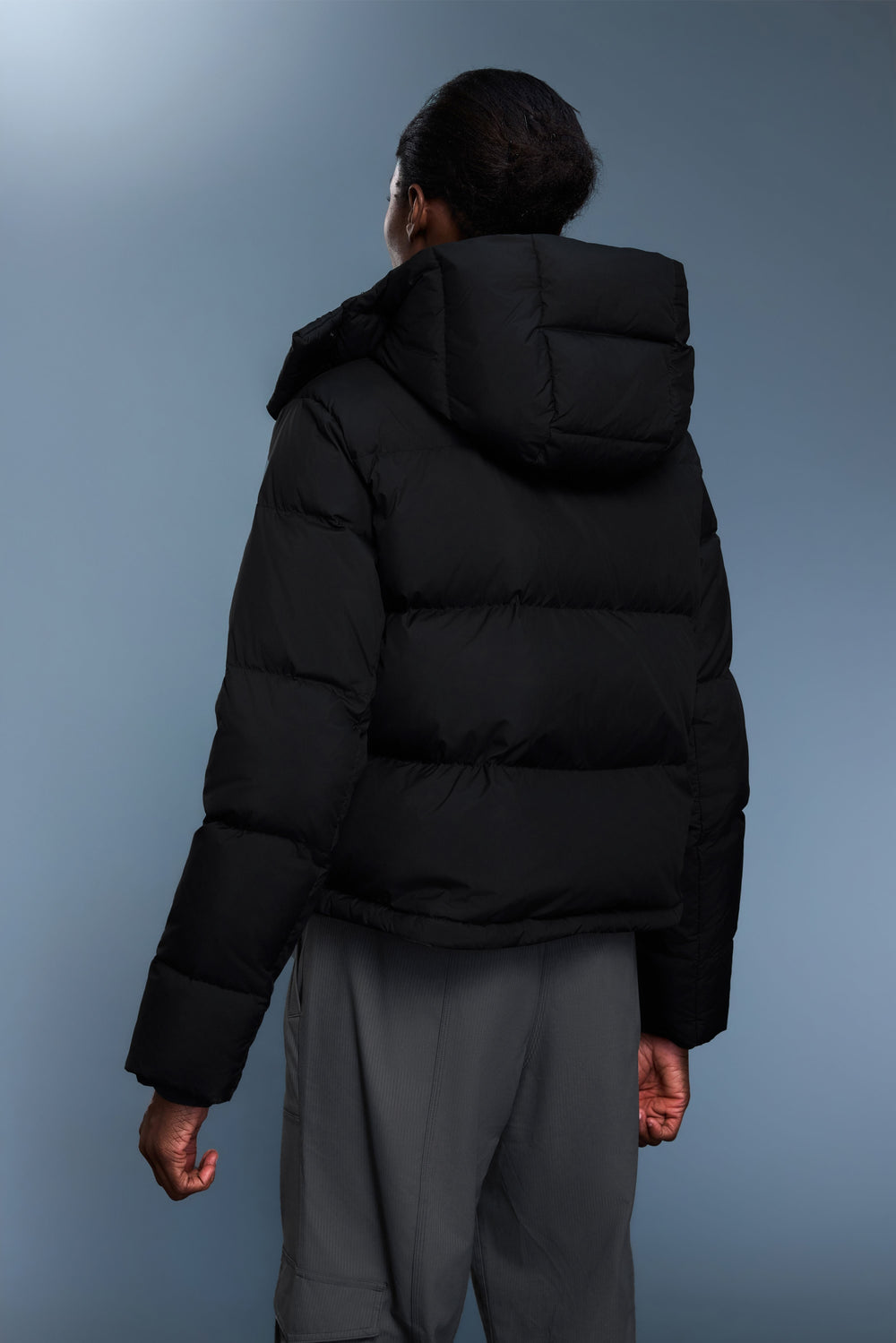 Waterproof, Windproof & Sun Protection Motion Puffer Jacket With Removable Hood - For Cold Climate