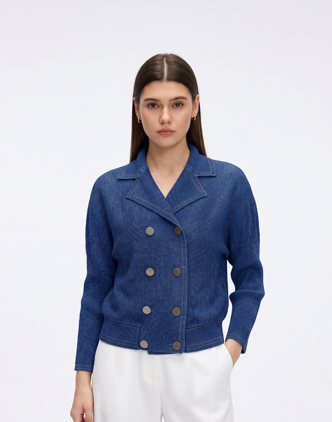 Wrinkle-Free, Cooling & Breathable Soho "Denim" Free Size Jacket