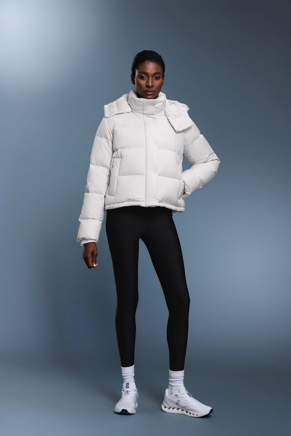 Waterproof, Windproof & Sun Protection Motion Puffer Jacket With Removable Hood - For Cold Climate