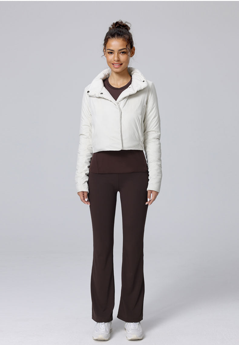 Triumph Puffer Jacket With Neck Protector & Hidden Pockets For Petites - For Cold Climates