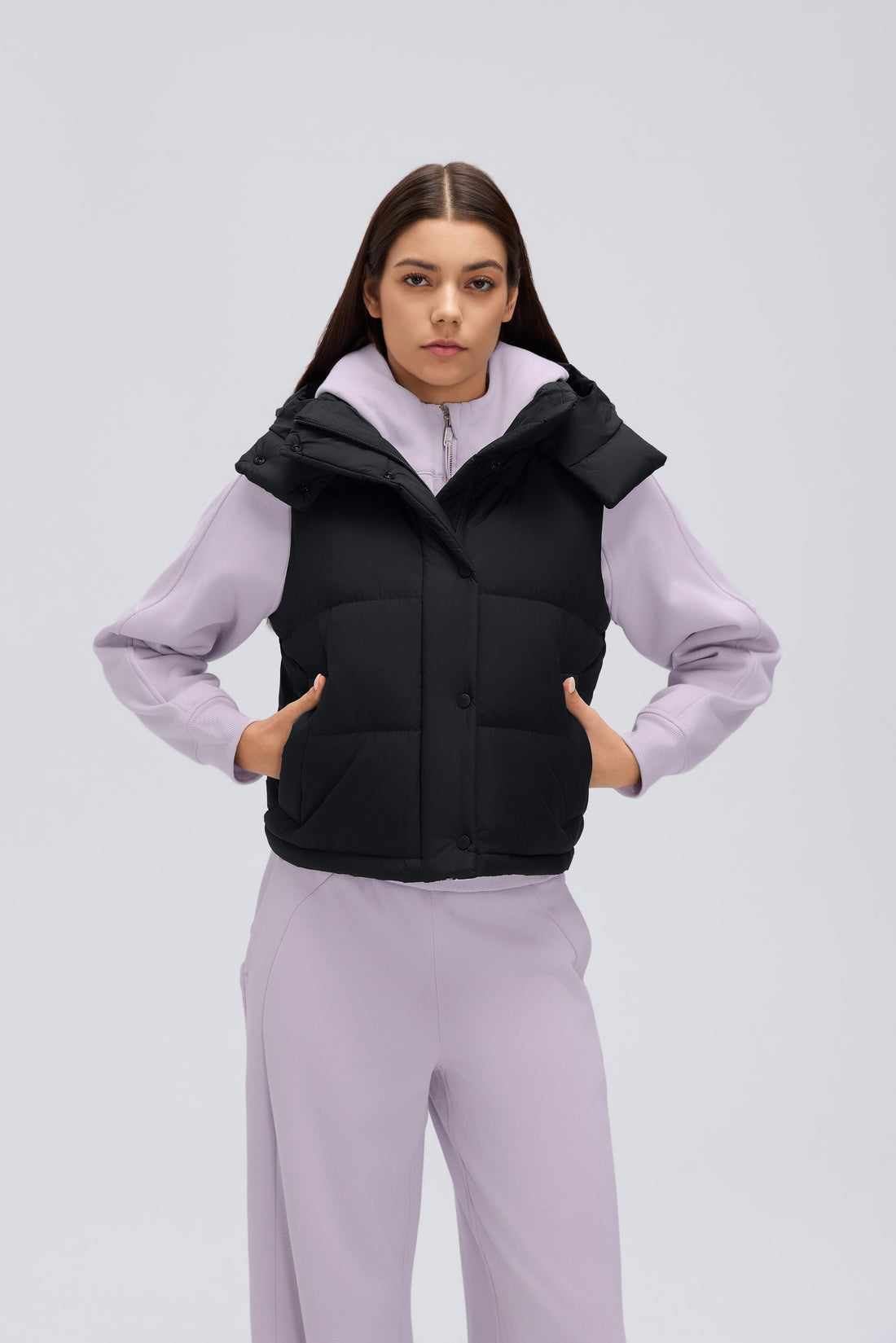 Waterproof, Windproof & Theft-Proof Cloudpuff Vest With Removable Hood