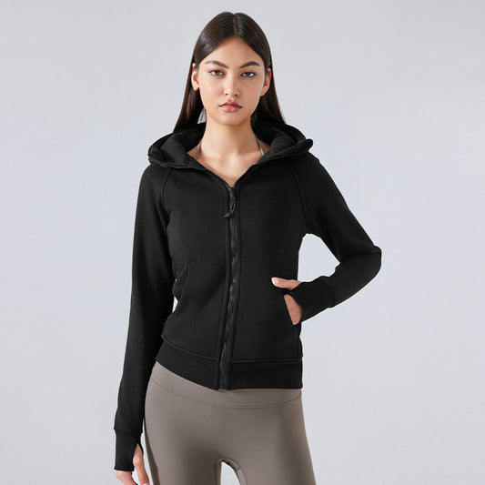 Buttery Soft Thermal Heat Shield Jacket With Neck Warmer & Hood For Petites - For Cold Climates