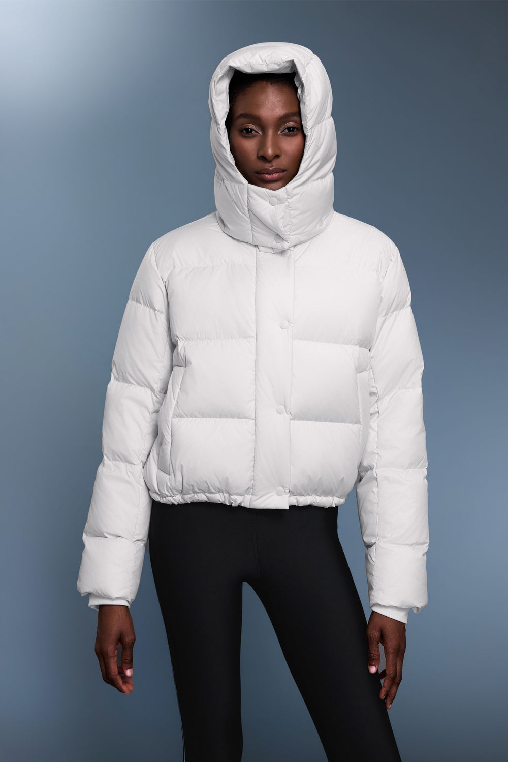 Waterproof, Windproof & Sun Protection Motion Puffer Jacket With Removable Hood - For Cold Climate