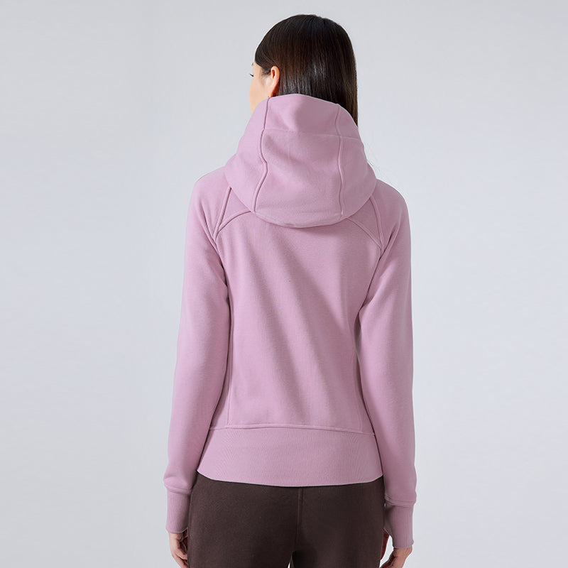 Buttery Soft Thermal Heat Shield Jacket With Neck Warmer & Hood For Petites - For Cold Climates