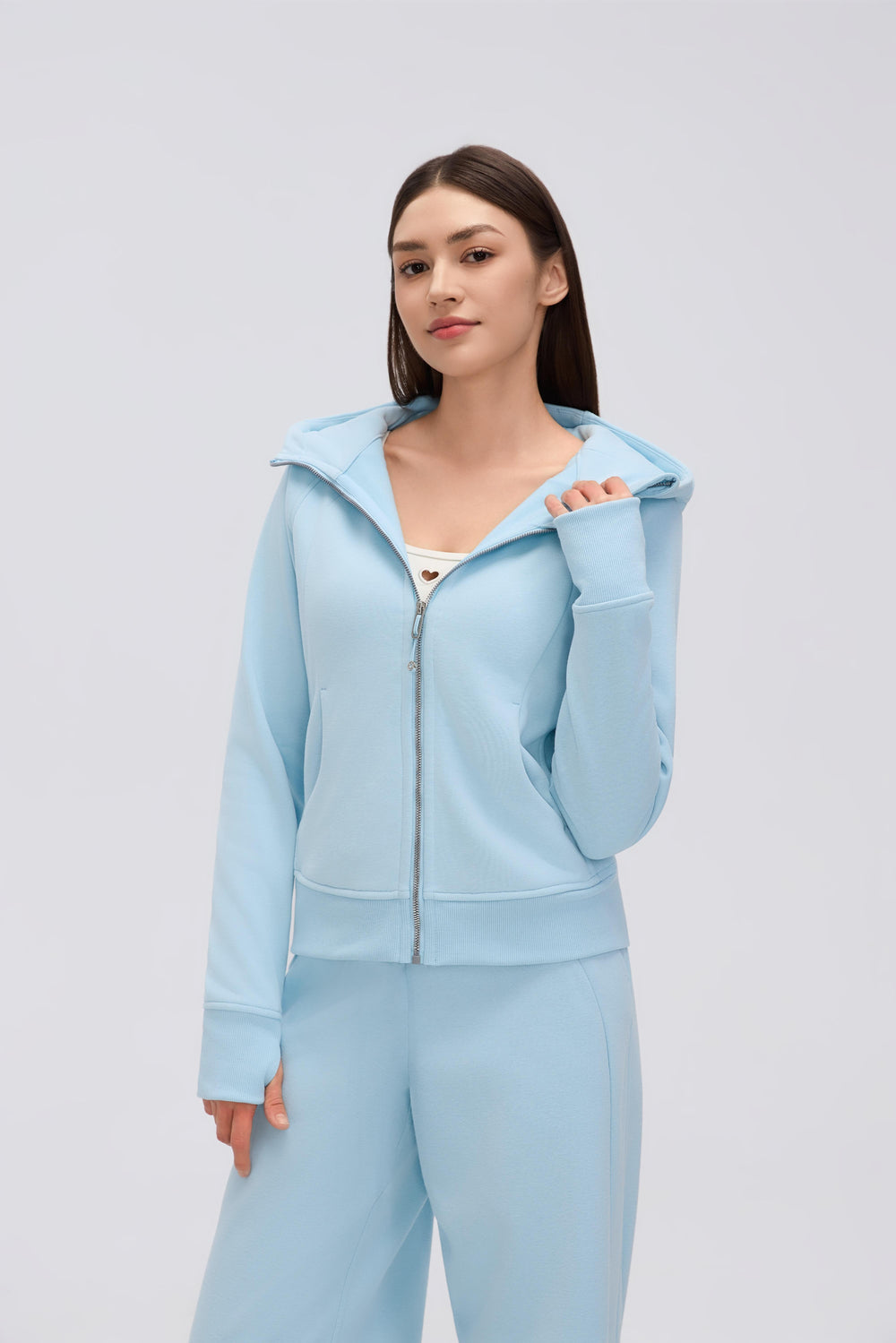 Buttery Soft, Warm & Cosy Arctic Jacket With Neck Warmer & Pockets - For Cold Climates