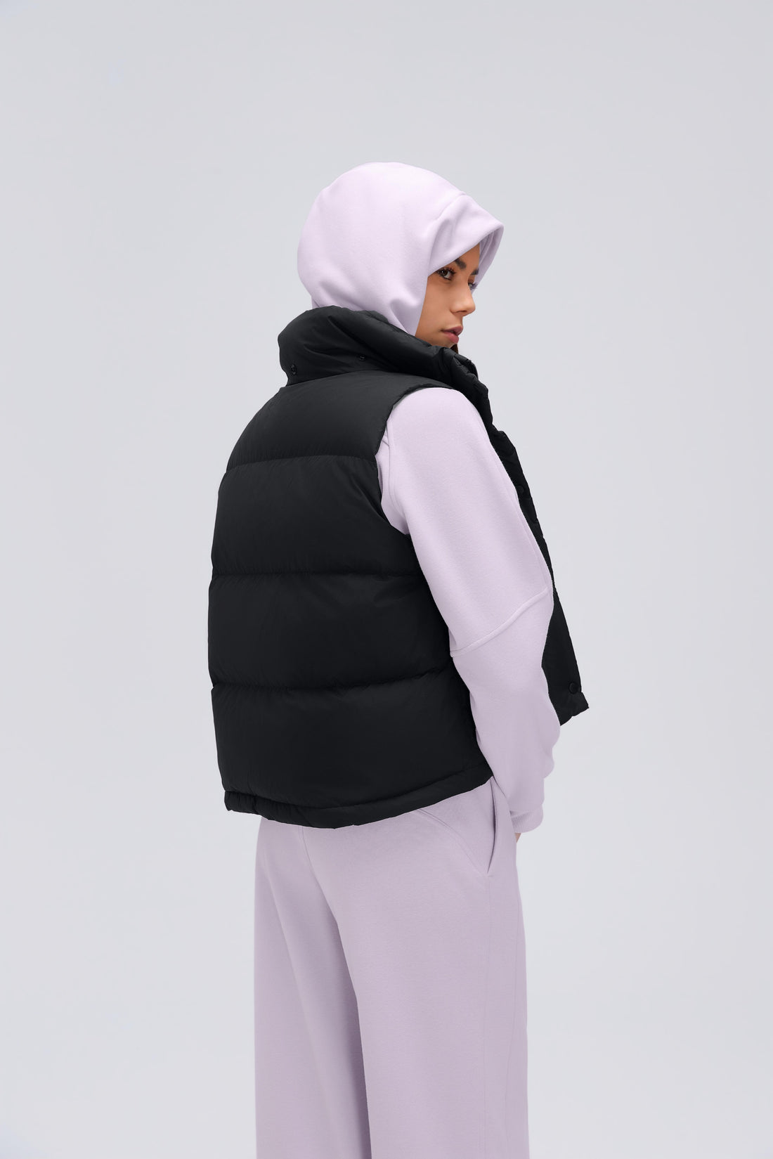 Waterproof, Windproof & Theft-Proof Cloudpuff Vest With Removable Hood