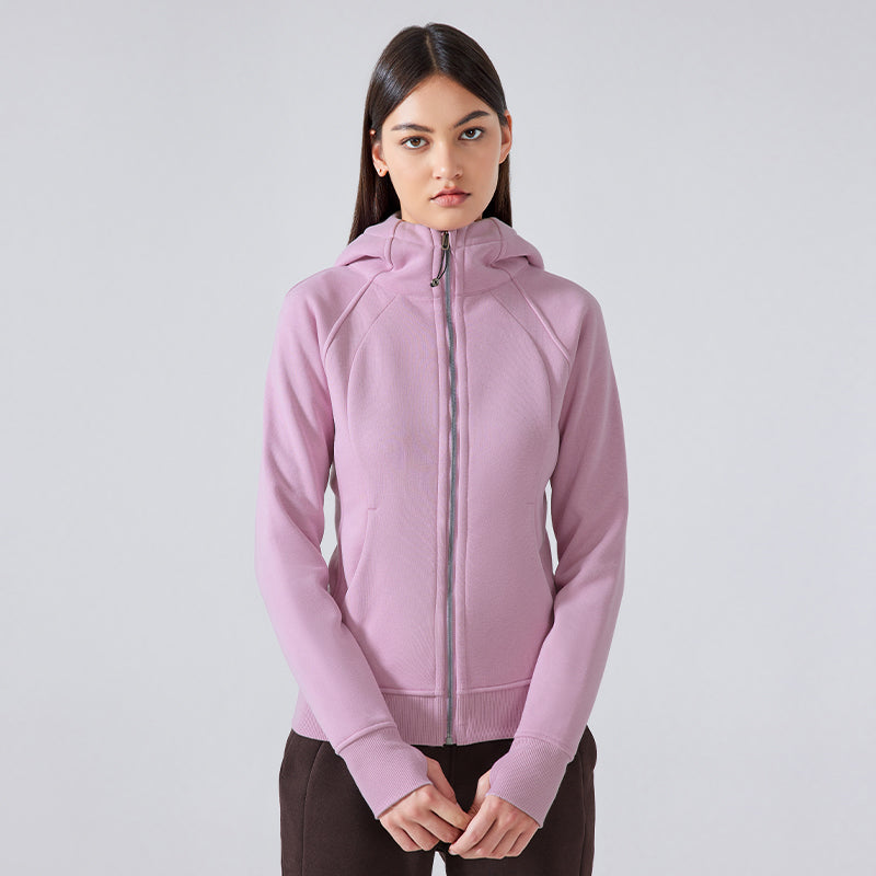 Buttery Soft Thermal Heat Shield Jacket With Neck Warmer & Hood For Petites - For Cold Climates