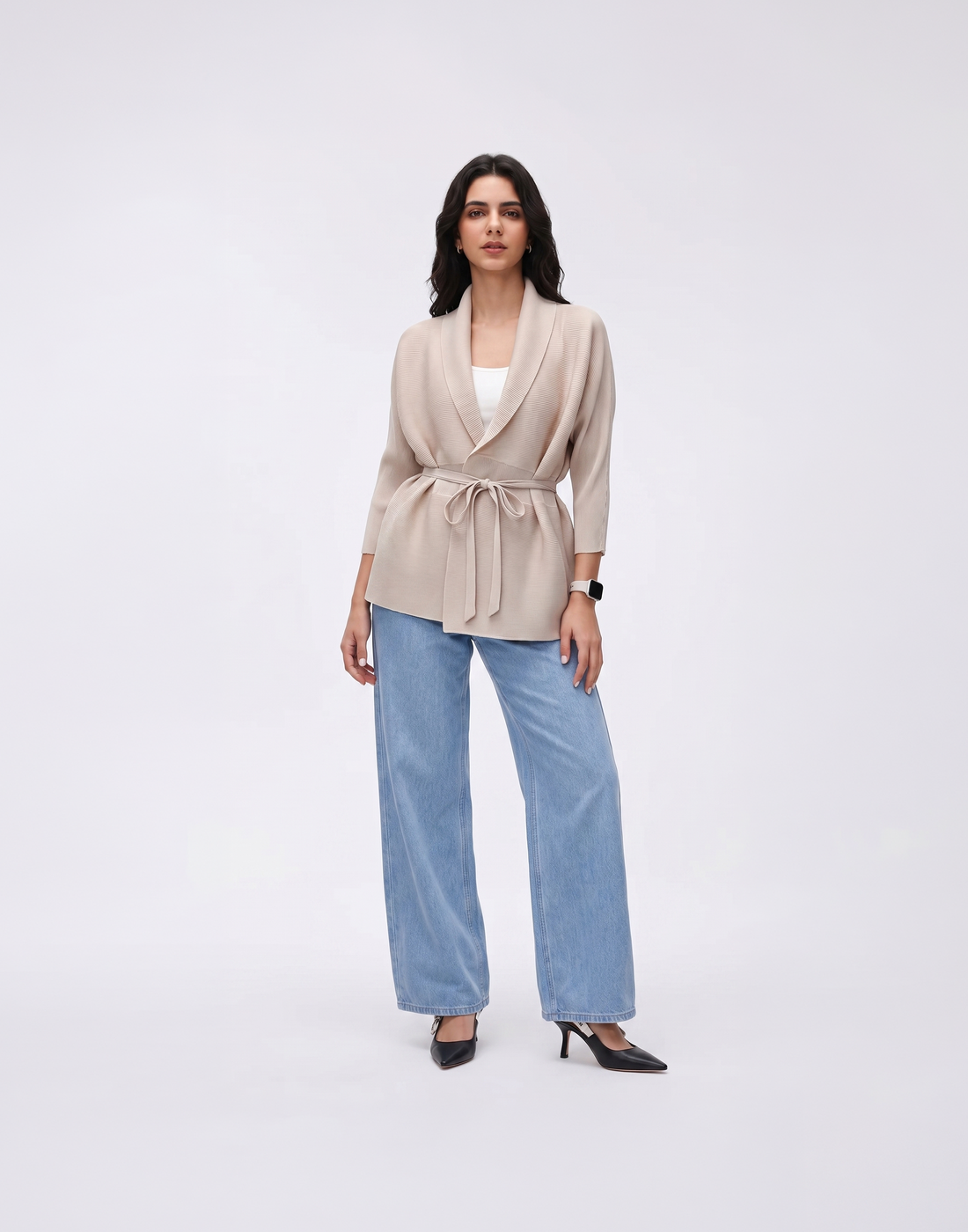 Wrinkle-Free, Cooling & Breathable Opal Pleated Jacket With Adjustable Waistband