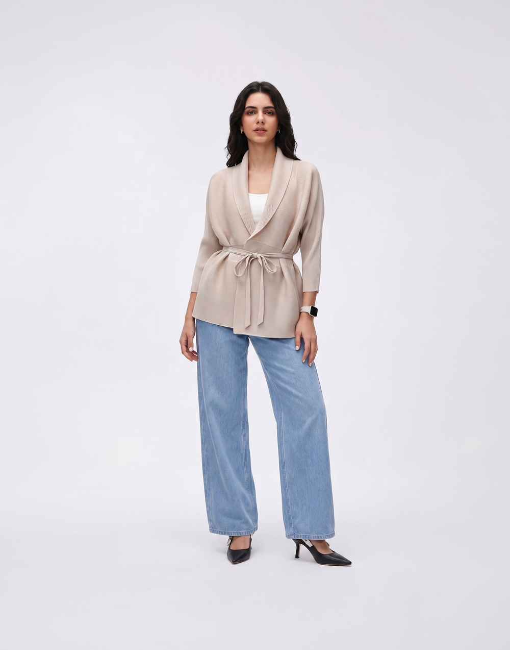 Wrinkle-Free, Cooling & Breathable Opal Pleated Jacket With Adjustable Waistband