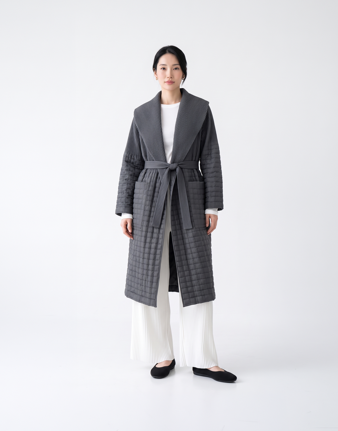 Buttery Soft, Cosy & Free Size Atelier Trench Coat With Deep Pockets