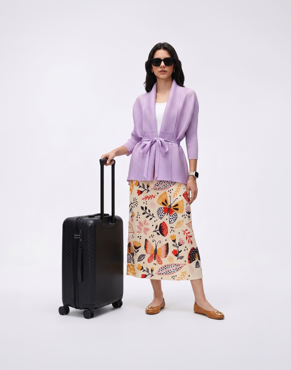 Wrinkle-Free, Cooling & Breathable Opal Pleated Jacket With Adjustable Waistband