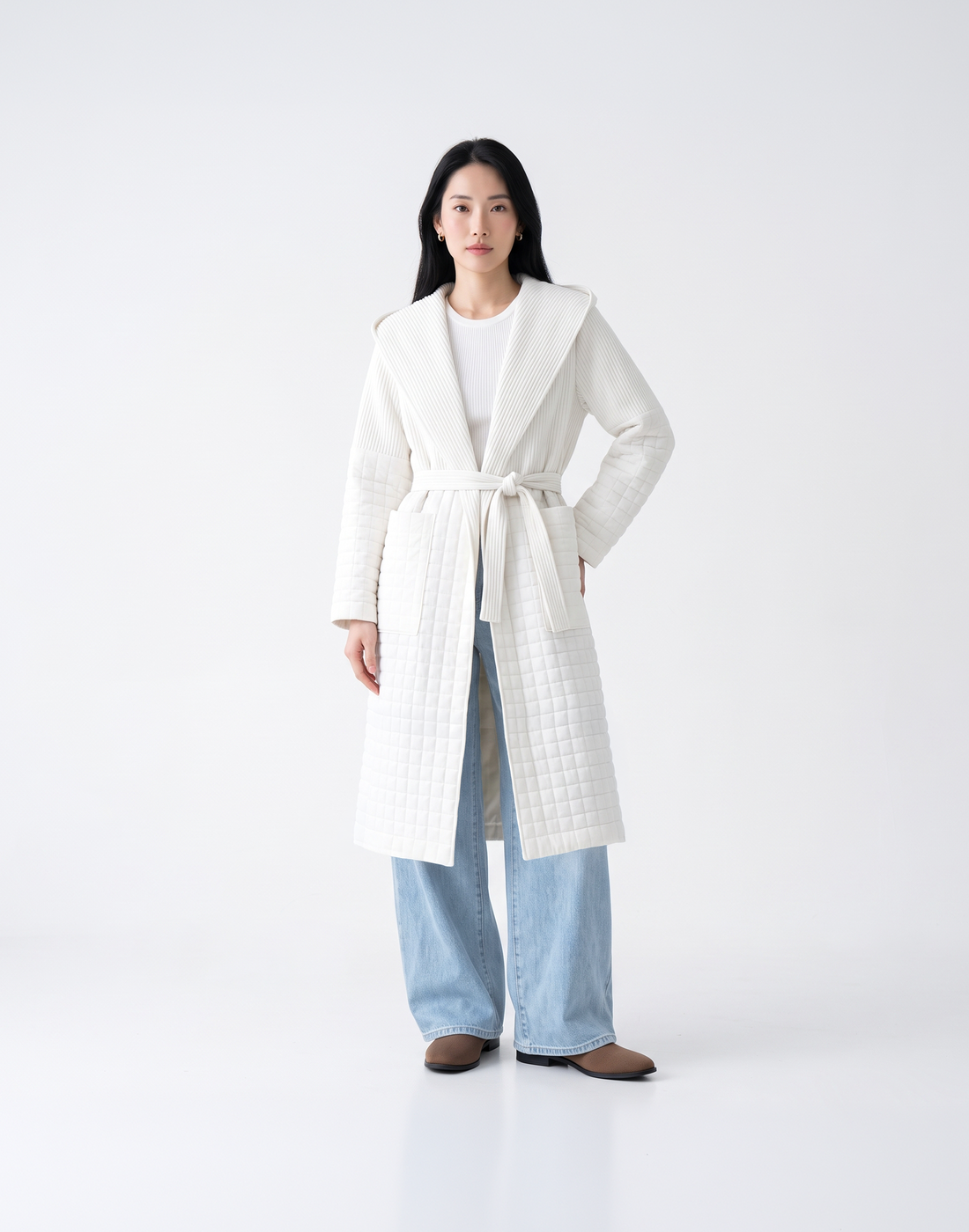 Buttery Soft, Cosy & Free Size Atelier Trench Coat With Deep Pockets