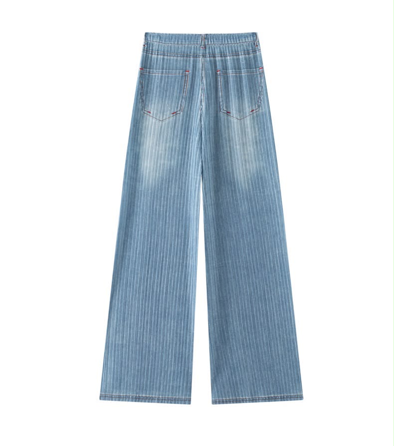 Cooling, Breathable & Stretchy Free Size Pleated Horizon Jeans With Pockets