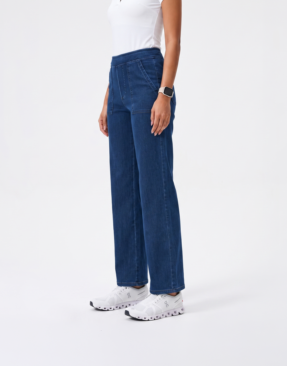 Cooling, Breathable & Stretchy With Tummy Tucking Waistband Cloud Jeans