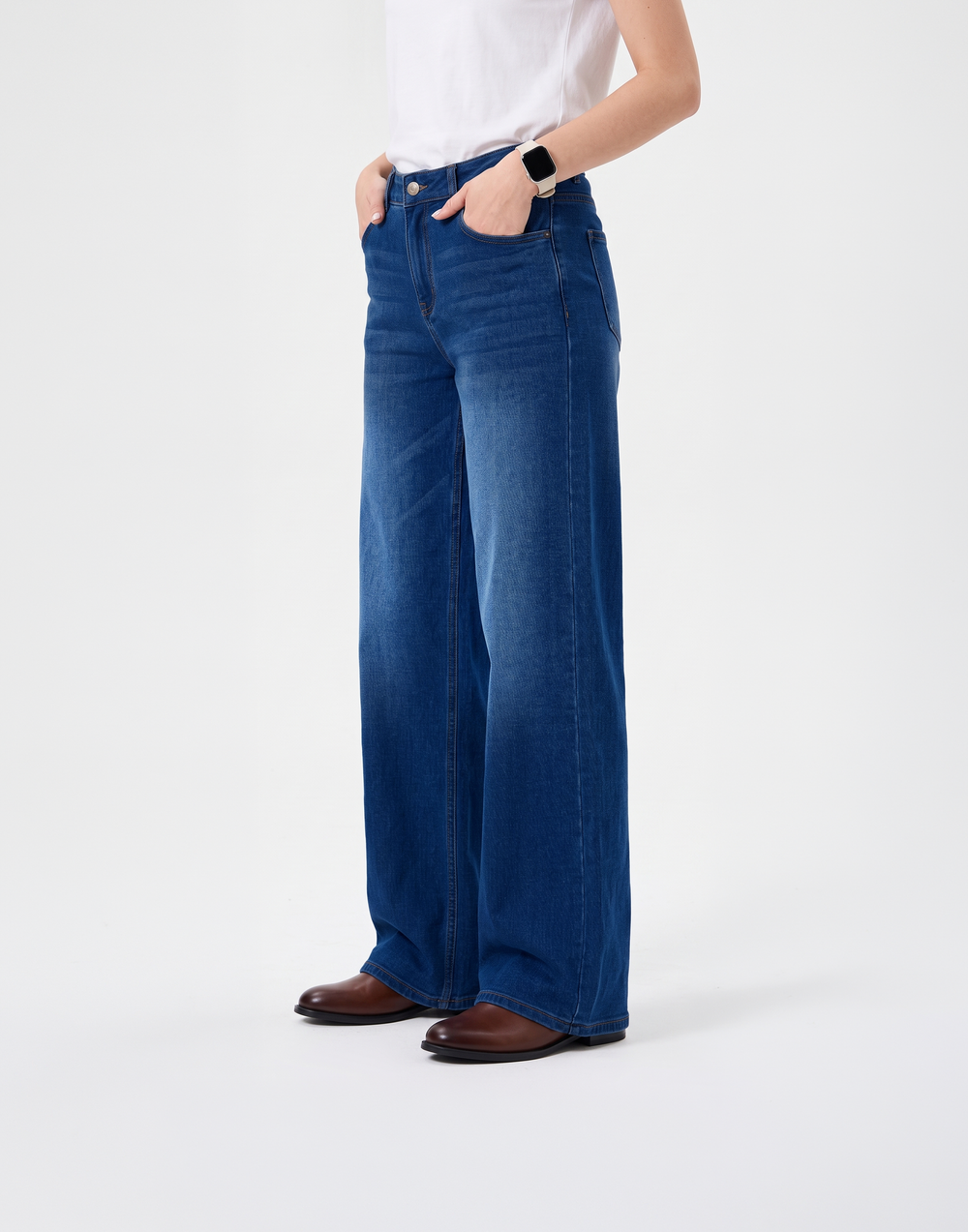 Buttery Soft, Stretchy & Breathable With Tummy Tucking Waistband Aspen Fleece Jeans