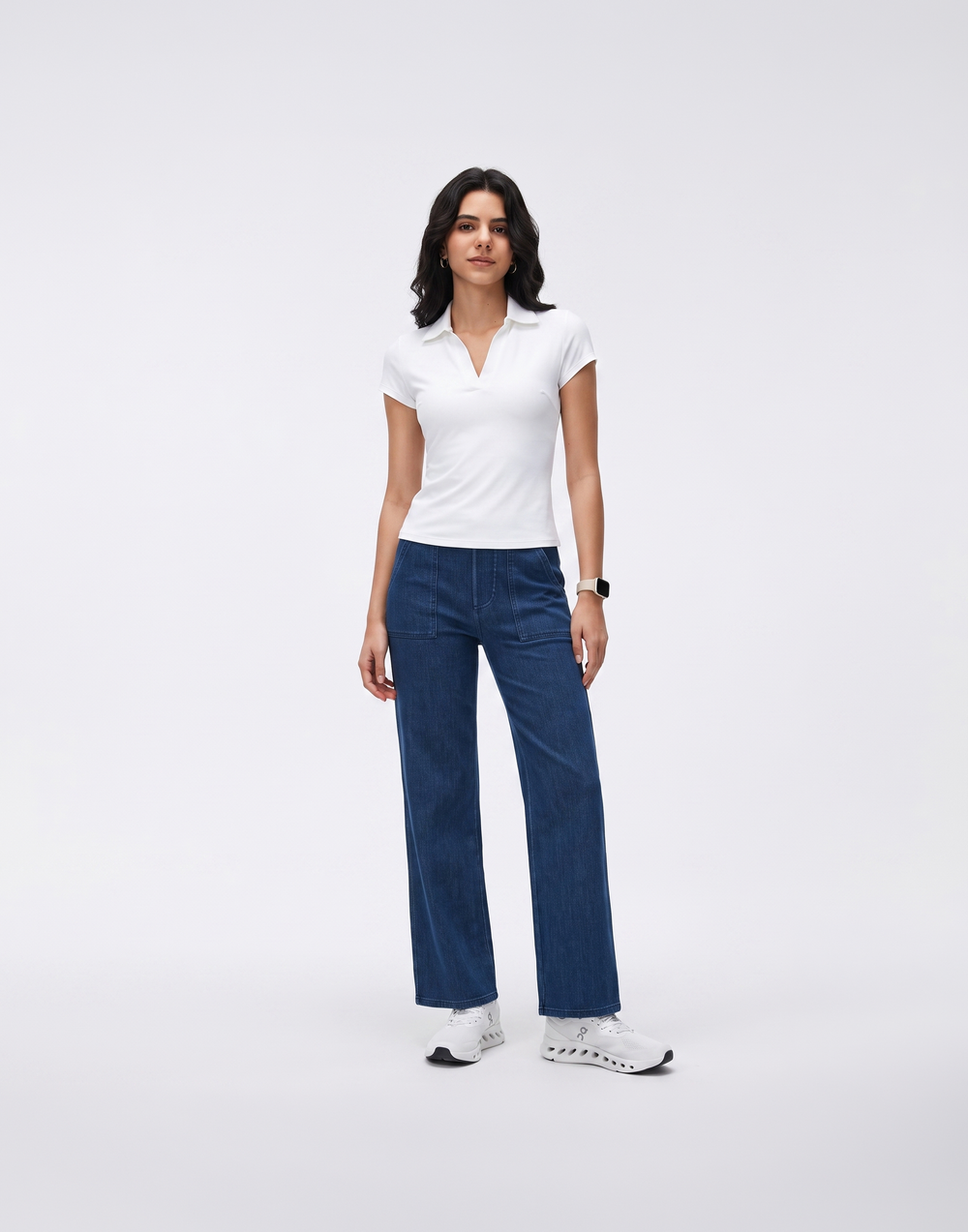 Cooling, Breathable & Stretchy With Tummy Tucking Waistband Cloud Jeans