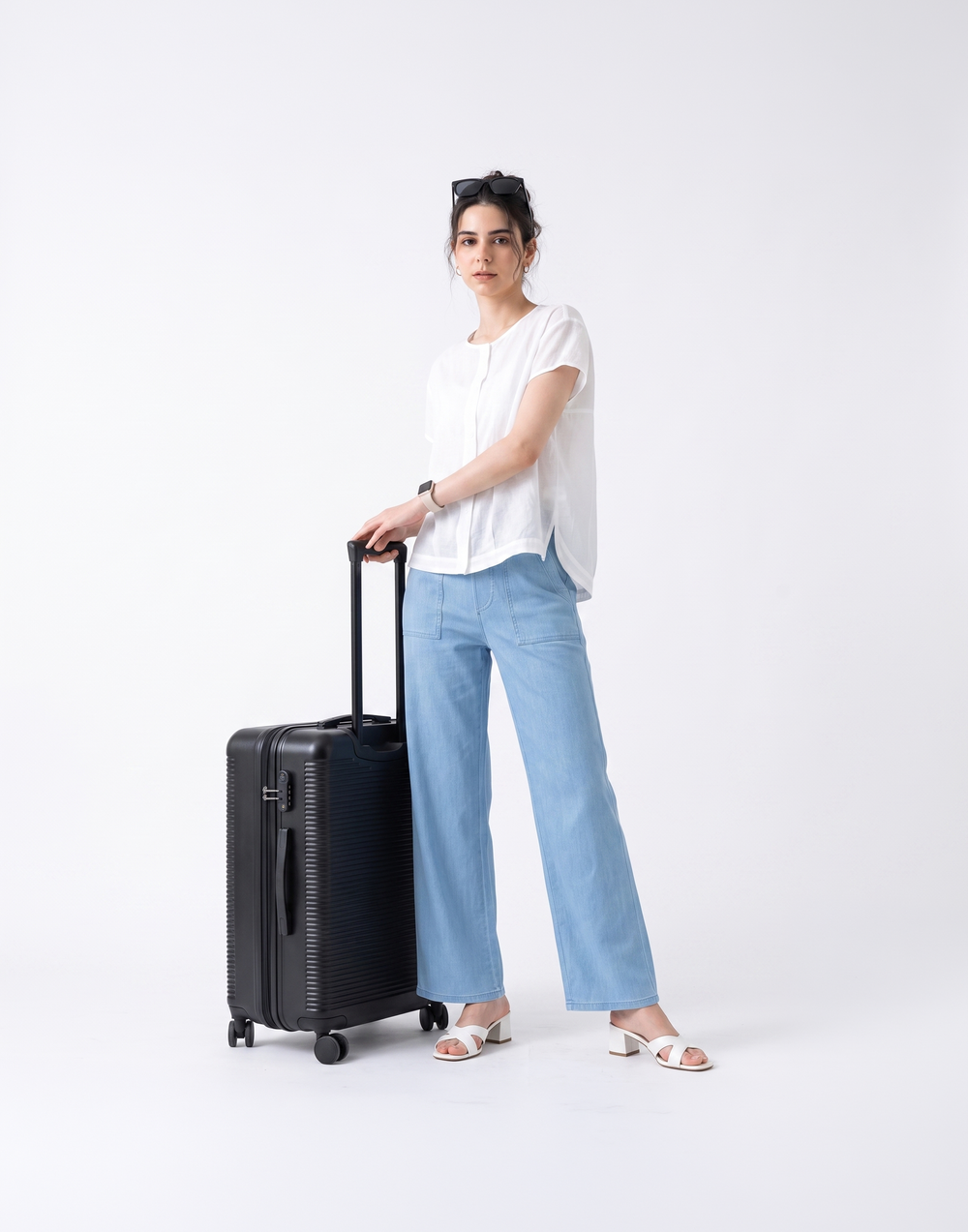 Cooling, Breathable & Stretchy With Tummy Tucking Waistband Cloud Jeans