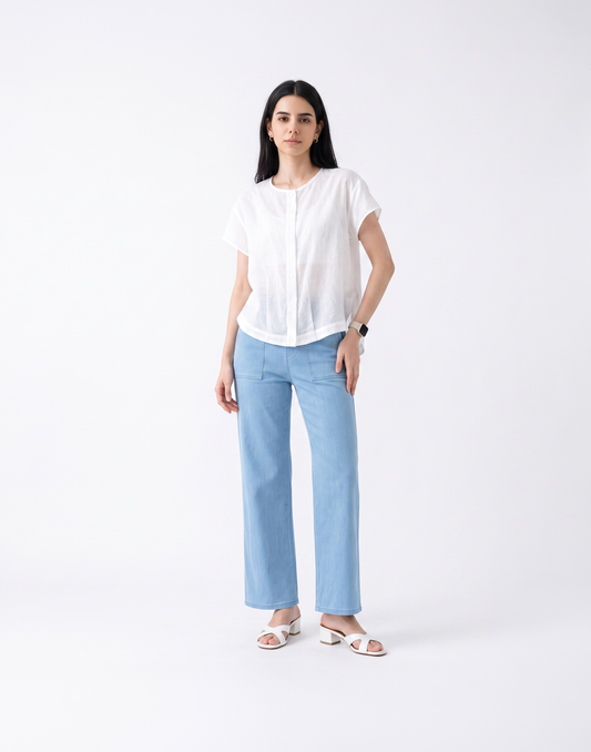Cooling, Breathable & Stretchy With Tummy Tucking Waistband Cloud Jeans