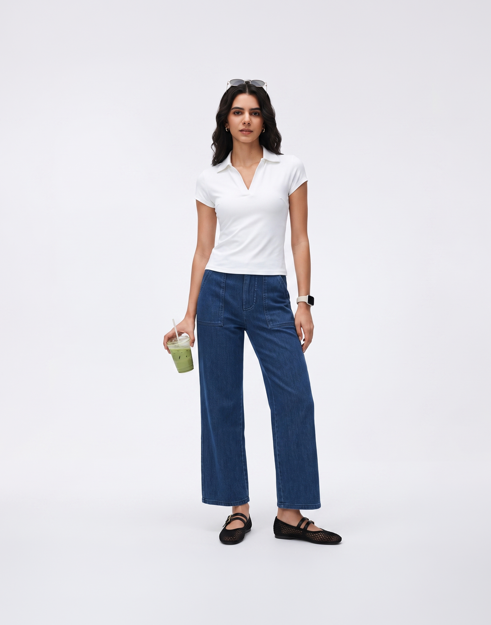 Cooling, Breathable & Stretchy With Tummy Tucking Waistband Cloud Jeans