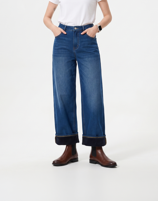 Buttery Soft, Stretchy & Breathable With Tummy Tucking Waistband Aspen Fleece Jeans
