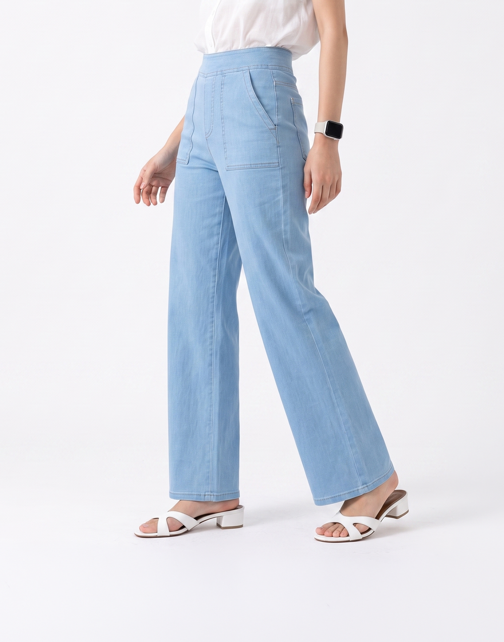 Cooling, Breathable & Stretchy With Tummy Tucking Waistband Cloud Jeans