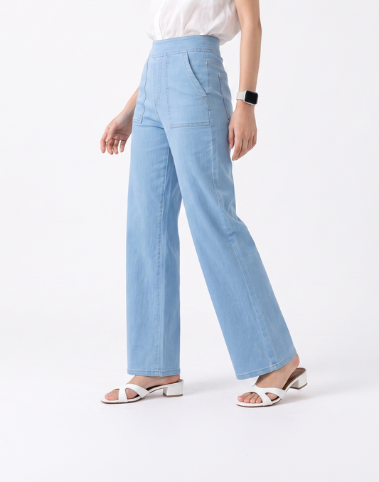 Cooling, Breathable & Stretchy With Tummy Tucking Waistband Cloud Jeans
