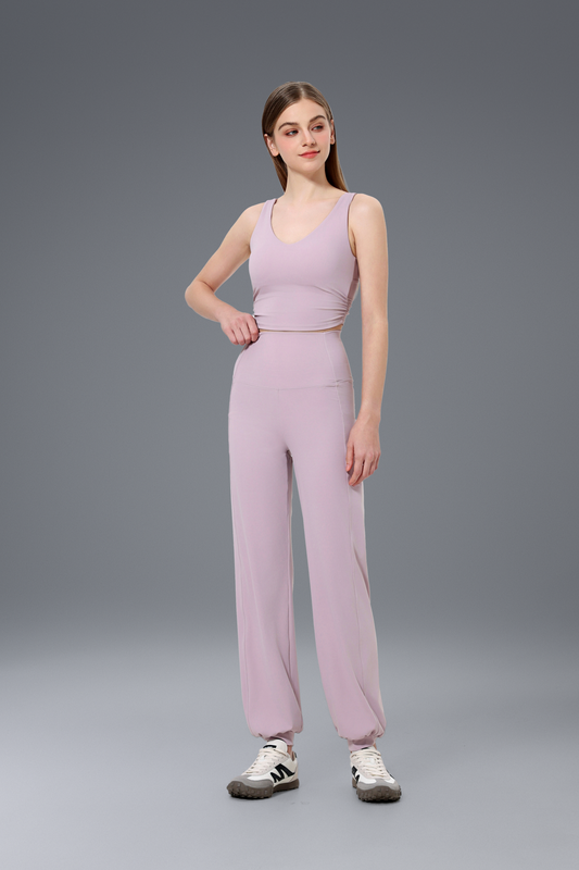Silky Soft & Cooling Luscious Joggers With Tummy Tucking Design & Leg Cuffs