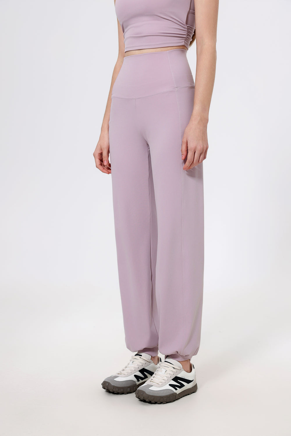 Silky Soft & Cooling Luscious Joggers With Tummy Tucking Design & Leg Cuffs