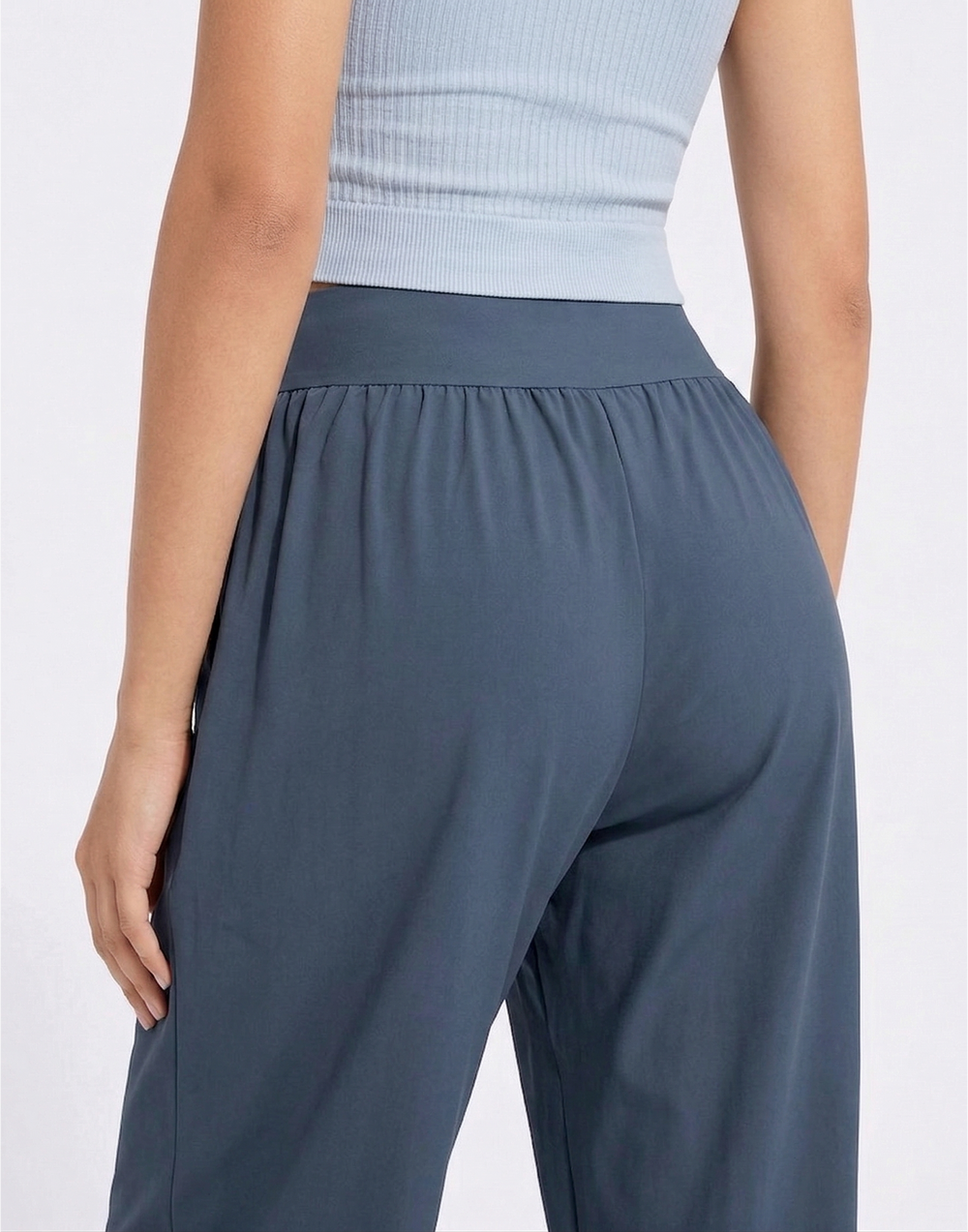 Buy 1, Get 1 Free - High-Waist Cooling & Silky Boho Joggers With Cuffs & Pockets
