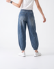 Cooling, Breathable & Stretchy Relax Denim joggers With Elastic Waistband