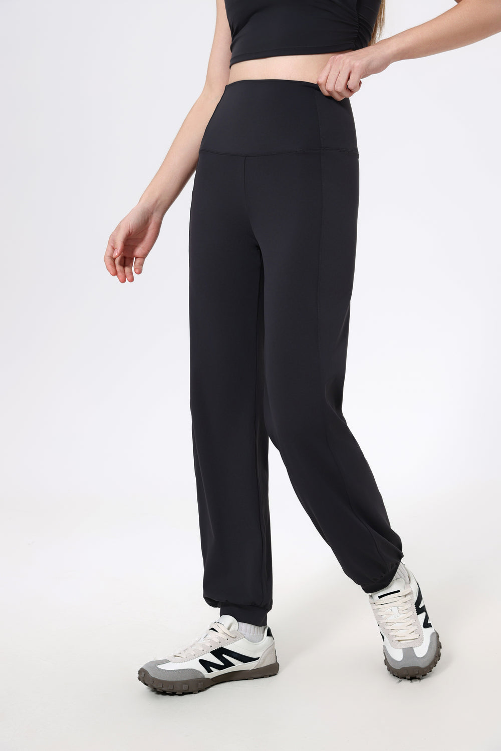 Silky Soft & Cooling Luscious Joggers With Tummy Tucking Design & Leg Cuffs