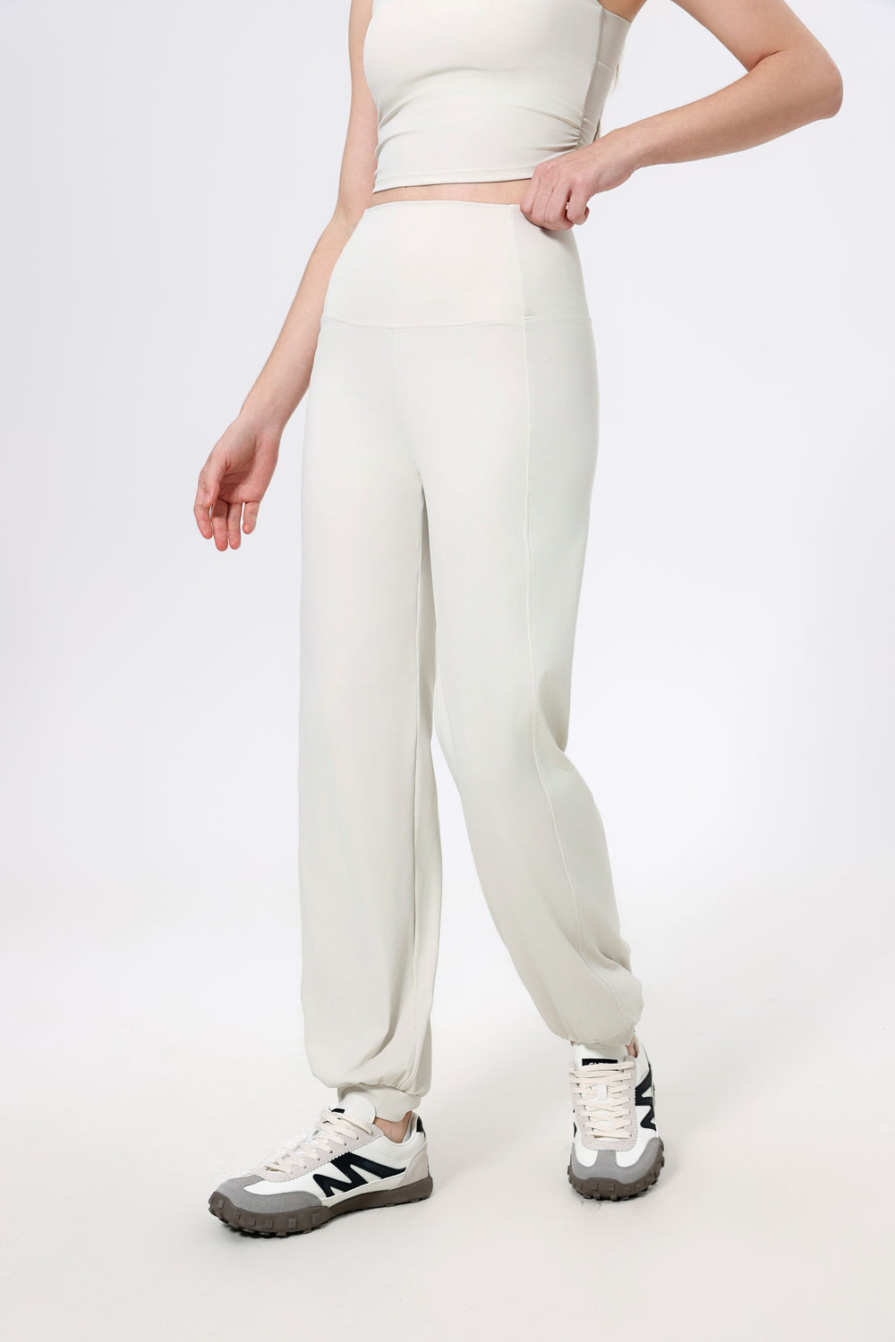 Silky Soft & Cooling Luscious Joggers With Tummy Tucking Design & Leg Cuffs
