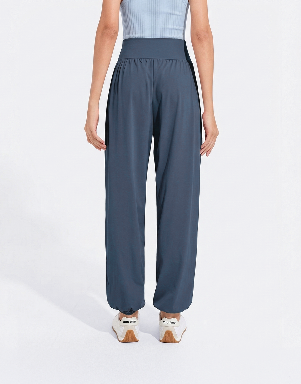 Buy 1, Get 1 Free - High-Waist Cooling & Silky Boho Joggers With Cuffs & Pockets