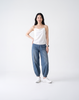 Cooling, Breathable & Stretchy Relax Denim joggers With Elastic Waistband